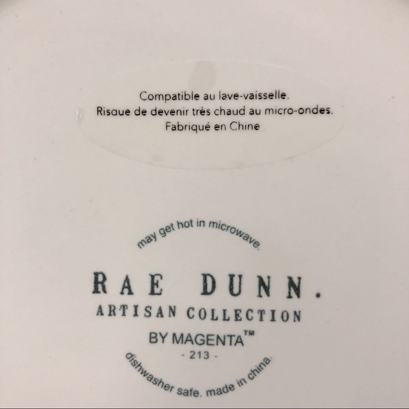 𝅺RAE Dunn Bone Appetit ceramic pet bowl NEW - Picture 2 of 2